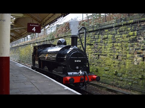 Lancashire & Yorkshire Railway 0-6-0ST 752 Running In at Bury - 23/01/2020