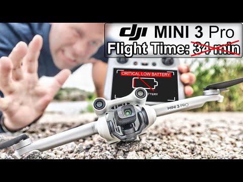 DJI Mini 3 Pro - Real Flight Time and Hover Time. NOT 34 minutes!