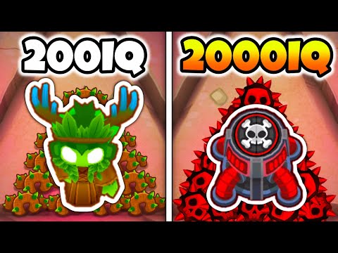 my opponent was 200IQ but my strategy was 2000IQ... (Bloons TD Battles 2)