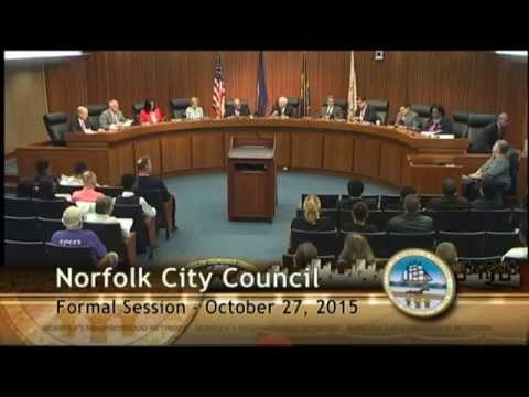 Formal 10/27/15 Session - Norfok City Council