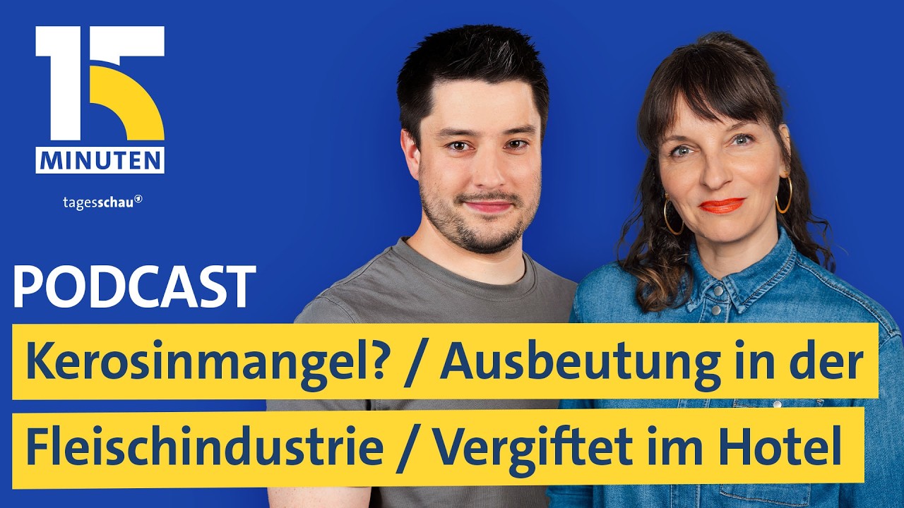 Kerosinmangel? / Ausbeutung in der Fleischindustrie / Prozess um vergiftete Familie | "15 Minuten"