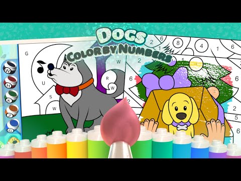 Puppy Dog Coloring Book Video
