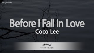 Download lagu Coco Lee-Before I Fall In Love (MR/Instrumental) [ZZang KARAOKE] mp3