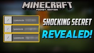 I Found 3 Hidden Gamemodes in Minecraft PE With File Editor.