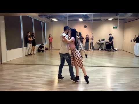 Shawn & Yuka - Brazilian Zouk Demo - Zouk Trial Class