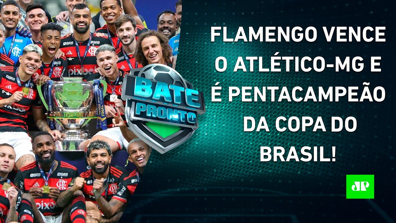 Flamengo É PENTACAMPEÃO da Copa do Brasil; Filipe Luís FAZ HISTÓRIA; Gabigol DÁ ADEUS! | BATE-PRONTO
