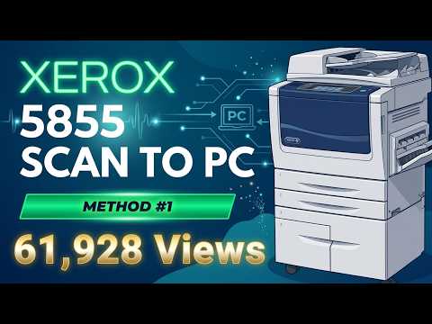 Used Xerox 5855 Photocopier Machine