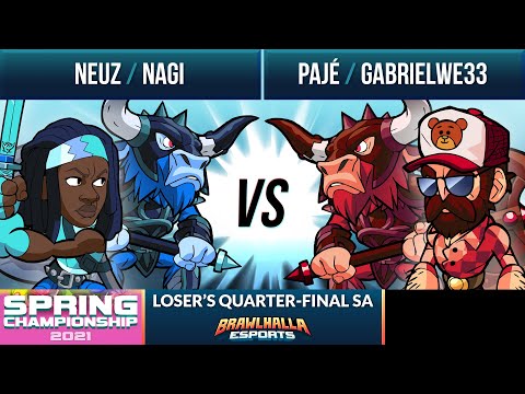 Neuz & Nagi vs Pajé & Gabrielwe33 - Loser's Quarter-Final - Spring Championship 2021 - SA 2v2