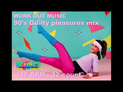 EPIC Workout Music 90's Guilty pleasures mix 136 BPM 32 count