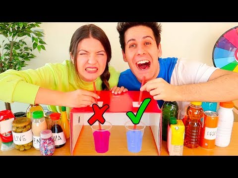 NON SCEGLIERE LA CANNUCCIA SBAGLIATA CHALLENGE!!