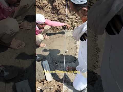 Column Center Marking | Ring Marking #civil #architect  #layout marking @Uniquedesigns2022