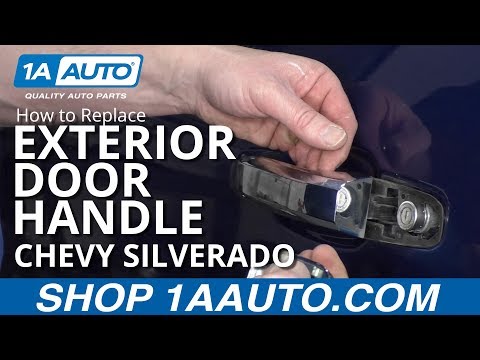 How to Replace Front Exterior Door Handle 14-17 Chevy Silverado