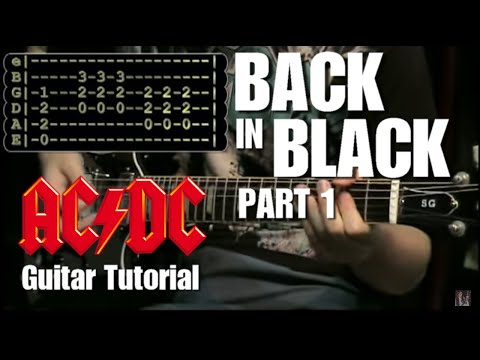Back in Black - (AC/DC) Lesson part 1