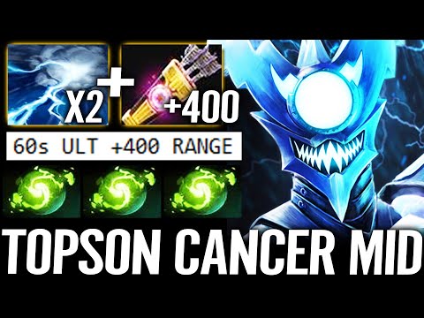 🔥 TOPSON Razor MID - WTF Cancer Refresher Orb 60sec Ultimate Enchanted Quiver +400 Range Dota 2 Pro