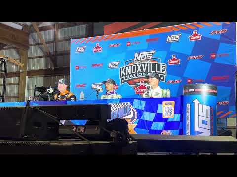 64th Knoxville Nationals Night 2 Press Conference 