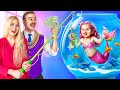 POOR Girl in a Rich Family! I Was Adopted by the Royal Family! How To Become a Mermaid!