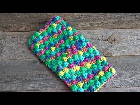 Berry Dishcloth Crochet Pattern