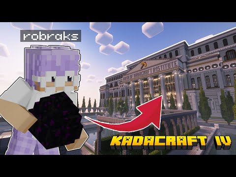I Built the Biggest Bank in Survival Minecraft - KADACRAFT 4 EP40