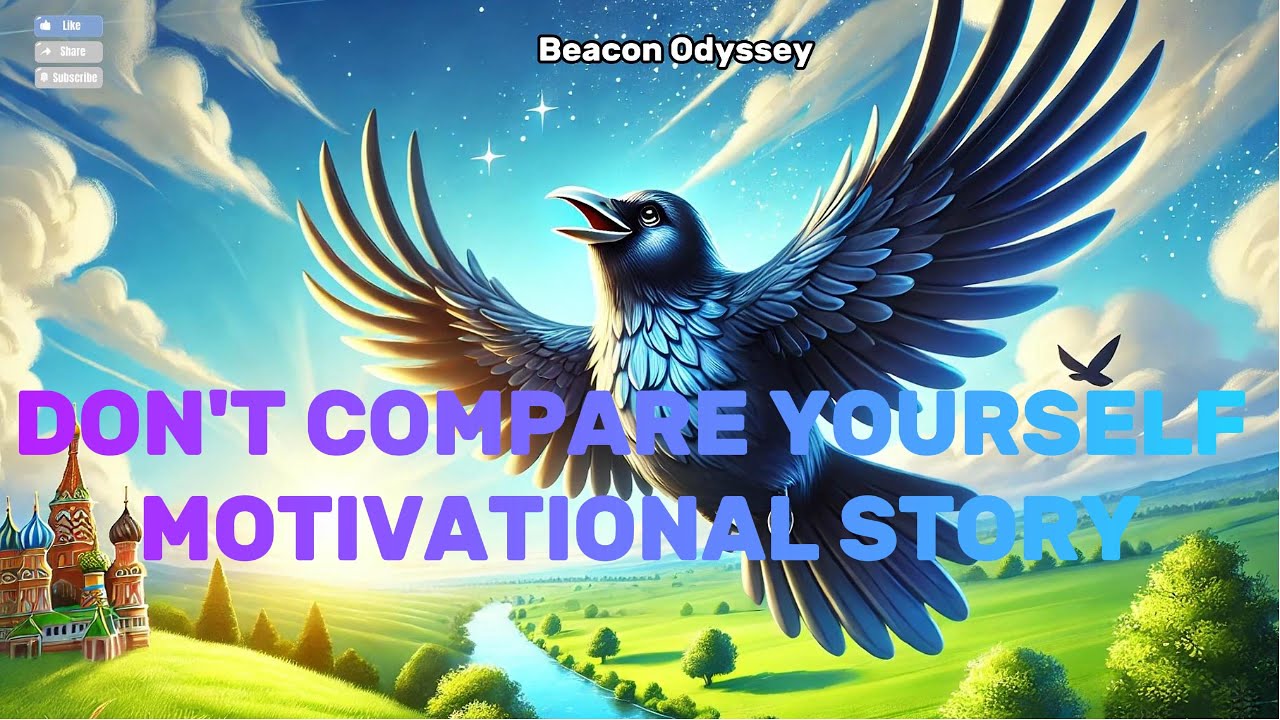 DON'T COMPARE YOURSELF TO ANYONE | THE STORY OF AN UNHAPPY CROW | LIFE CHANGING MOTIVATIONAL STORY |