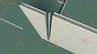 How to install cleanroom panels