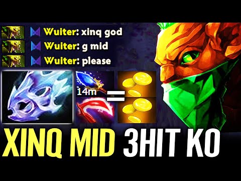 🔥 Bounty Hunter MID IS BACK for TI10? — XinQ Moonshard + Desolator WTF 3HIT KO Dota 2 Pro
