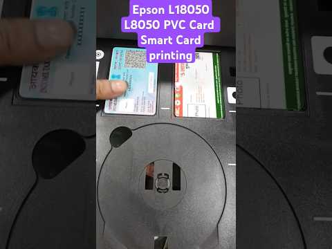 Epson L18050 L8050 Pvc card Smart Card Printing #waterproof #pvc#card#epson #printersupportsoftware