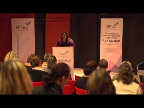 Rosa Logar 25 11 2014 “Ava Silmad” konverentsil Tallinnas