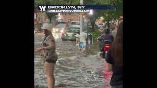 Two inches of rain in two hours overwhelmed New York City storm drains, flooding streets across multiple boroughs