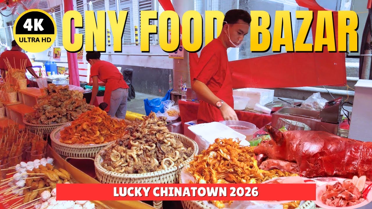 [4K] Lucky Chinatown Mall Manila  CNY Food Bazaar 2026 Tour!