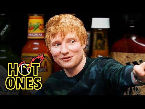 Ed Sheeran Tries to Avoid Failure While Eating Spicy Wings | Hot Ones