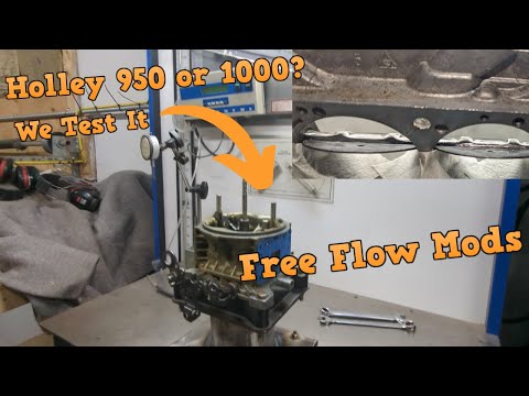 Holley 950 Carburetor | Free Flow Improvements with Results | Flow Bench