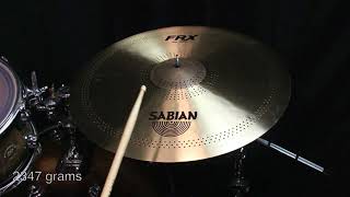 Video thumbnail for Sabian 21" FRX Ride by The Drum Shop - Portland, Maine