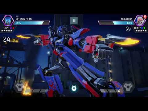 Optimus Prime MV1 disadvantage vs Act 4 OG Megatron  Transformers Forged to fight