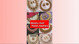 Meesho gold jewellery // Gold plated jewellery // Fabulous store