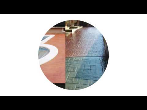 Hormigon impreso y pulido