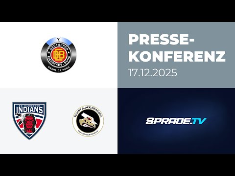 17.12.2025 - Pressekonferenz - Hannover Indians vs. TecArt BlackDragons