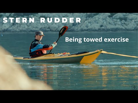 Online Sea Kayaking - Stern rudder - Being towed