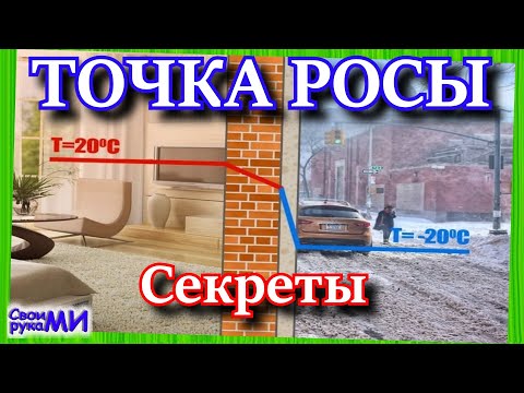 Точка росы. Секрет!!! Конденсат в доме. Сырые стены