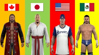 Wrestlers From Different Countries