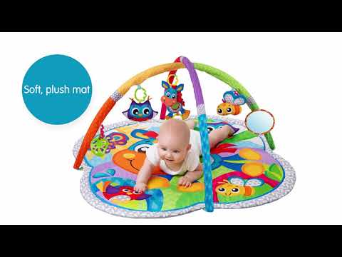 PLAYGRO muzikinis žaidimų kilimėlis Clip Clop Activity Gym, 0186991 video