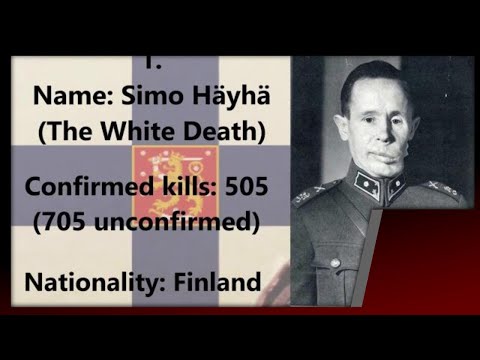 TOP 10 Most Dangerous WW2 Snipers - Simo Häyhä, Ivan Sidorenko