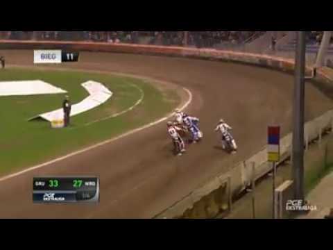 Tomek Gollob piękna akcja GKM Grudziądz vs Betard Sparta Wrocław.
