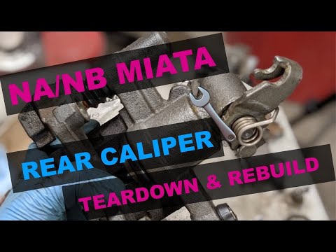 NA/NB Mazda Miata rear caliper rebuild 🔧