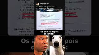 alunos ferrados 😂 #comedyeffect