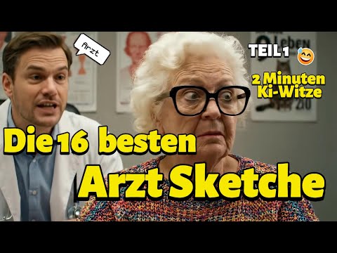 16 lustige Arztwitze 😂 Teil 1 | Arzt Compilation - beste KI-Videos  #witzig #comedy