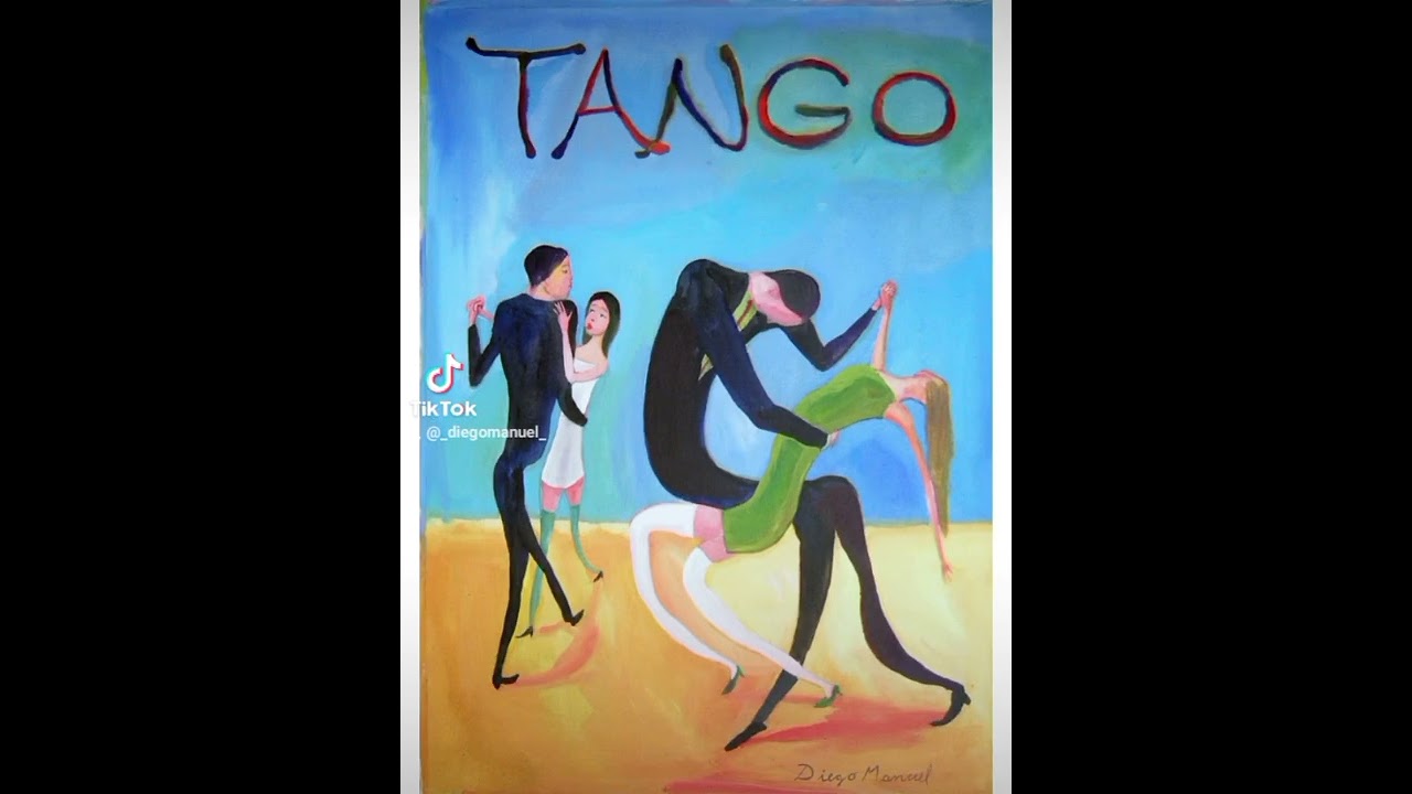 Serie Tango, pinturas de Diego Manuel Rodríguez