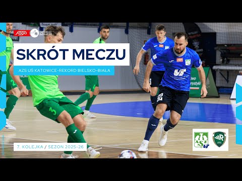 AZS UŚ Katowice - Rekord Bielsko-Biała 1:1 SKRÓT | 7. kolejka (2025/26)