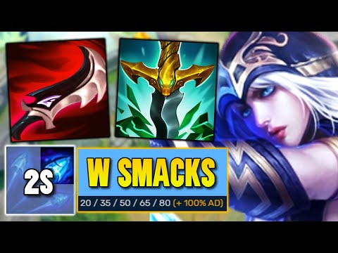 I built only Lethality items on Ashe and my W sprays extra sharp arrows