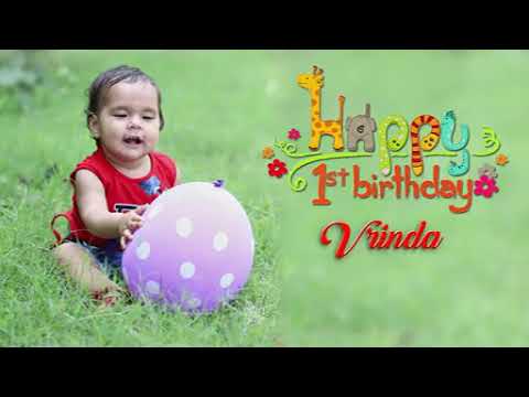 1st Birthday of Vrinda