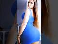 Vanessa En Vestido Azul Shorts